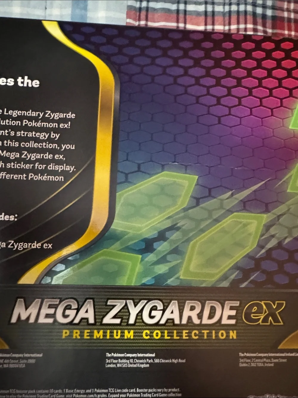 Pokemon Mega Zygarde ex Premium Collection - New Sealed Perfect Order Packs